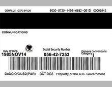 Load image into Gallery viewer, USA Military ID Template – PSD Photoshop File " edit by your info." PDF AND JPEG - Modern Home