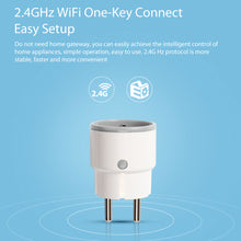 Load image into Gallery viewer, Smart Wifi Power Plug EU 16A 3680W With Power Monitor Timing Smart Home Wireless Socket Outlet Works With Alexa Echo Google Home - Modern Home
