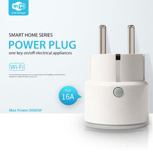 Load image into Gallery viewer, Smart Wifi Power Plug EU 16A 3680W With Power Monitor Timing Smart Home Wireless Socket Outlet Works With Alexa Echo Google Home - Modern Home
