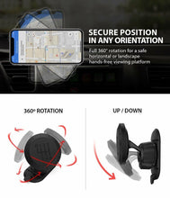 Load image into Gallery viewer, Ringke Magnetic Gear Car Phone Holder Dashboard 360 Rotation With Mounting Plate - Modern Home

